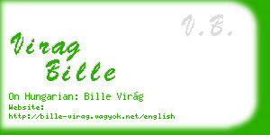 virag bille business card