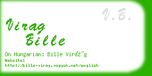 virag bille business card